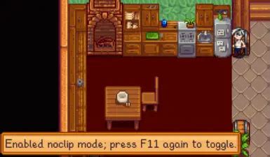 Noclip Mode at Stardew Valley Nexus .